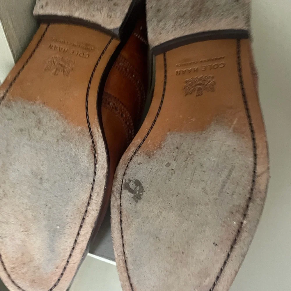 Cole Haan Brown Wingtip Oxford Shoes Size 12EEE